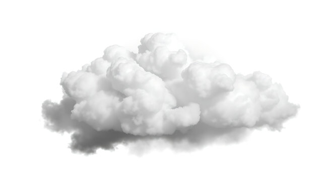 Black cloud isolated on transparent white background cloud Dark storm cloud 3D rendering Clip art cu