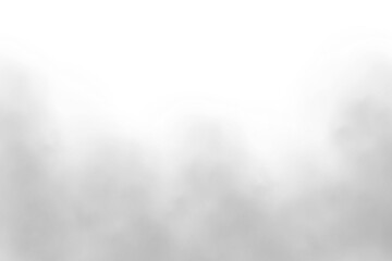 Wall Mural - smoke isolated on png. transparent fog or cloud frame , element for design