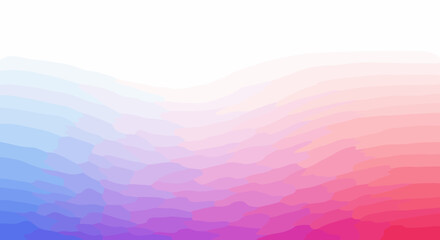 Poster - Minimalist colorful gradient background with soft blended tones
