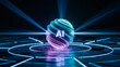 © Piya W. - Agentic ai digital sphere futuristic glowing abstract technology innovation concept