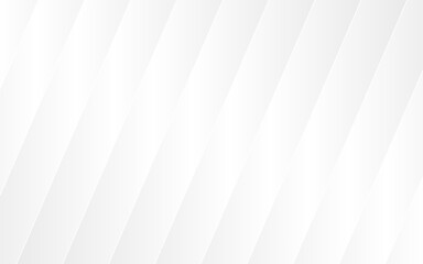 Poster - White stripes background. Soft diagonal lines and smooth gradient. Clean minimal layout for business, medical or tech design. Abstract geometric pattern. Vector illustration.