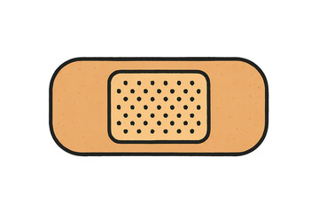 Leinwandbilder - Isometric Bandage Illustration for First Aid and Medical Supply Design Element