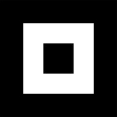 Leinwandbilder - Set of square shapes. Graphic elements