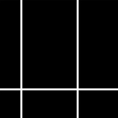Leinwandbilder - Set of square shapes. Graphic elements