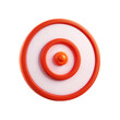 © Habib - A stylized rendering of concentric circles with an orange sphere in the center on transparent background