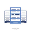 © Fhimera - Vector Server Icon on transparent background