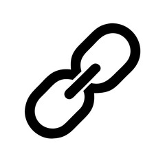 Poster - Link icon vector illustration for website url hyperlink connection chain symbol and digital networking 