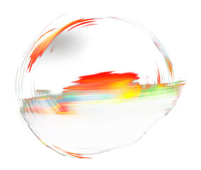 Poster - PNG Aura effect abstract black illustration.