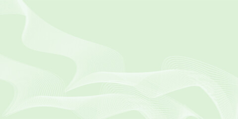 Aufkleber - Abstract background with lines and grid. Medium banner size. Element for design. Vector background for brochure, booklet, flyer, poster. Green color. Summer, eco, nature