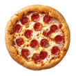 © Plaifah - Delicious pepperoni pizza with golden crust and melted cheese, perfect for sharing. Enjoy this classic favorite at any gathering or meal