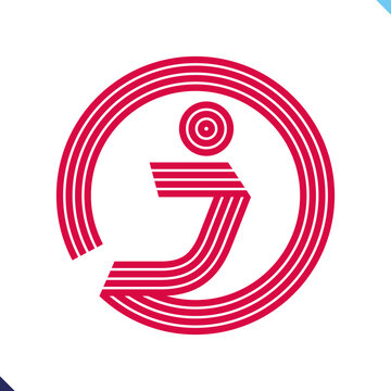 Parallel line monogram initial logo, combination of letter O and J. Idea and inspiration for branding, company and corporation name abbreviation. personal and commercial purpose.