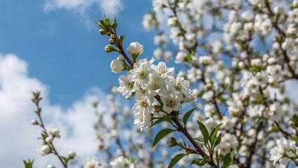 Poster - Springtime flowers in full bloom
