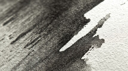Classic monochrome, a blank sheet of paper captured in timeless photograph monochrome