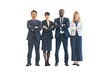 © metamorworks - A group of multinational business people standing together with their arms folded. Full body photo PNG with transparent background precisely cut out with clipping path.