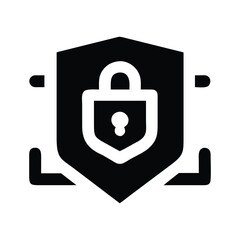 Poster - Shielded Security: Secure Technology, Data Protection, and Digital Safety