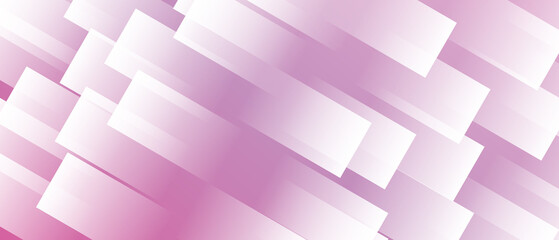Fototapete - Abstract geometric purple and white color background