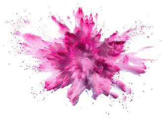Wall Mural - png pink explosion powder art fireworks.