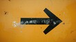 © ArtificialHorizons - Public transportation arrow pointing to the top right