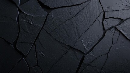 Poster - Dark Slate Background with Unique Textures and Natural Patterns for Creative Projects and Designs 4k video footage