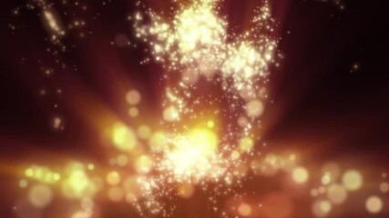 Wall Mural - abstract fantasy background shiny particles dust rays and energy flow loop