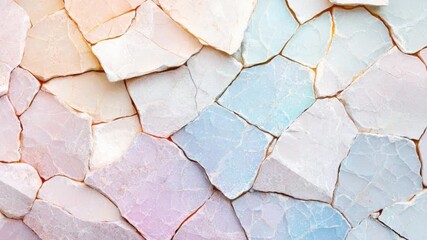 Poster - Colorful Abstract Background with Pastel Shades and Irregular Shapes in Soft Textures for Artistic Design Projects 4k video footage