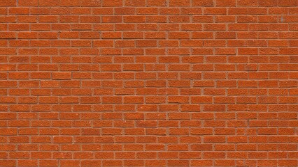 Poster - Texture of an orange brick facade