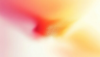 Poster - A soft, abstract gradient blending warm hues of red, orange, yellow, and white in a smooth, textured pattern.