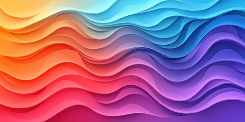 Poster - Abstract gradient background. Abstract blurred gradient background colours with dynamic effect. Soft motion blur. Colorful fluid shapes. Vivid gradient texture. Smooth abstract waves. Copy space.