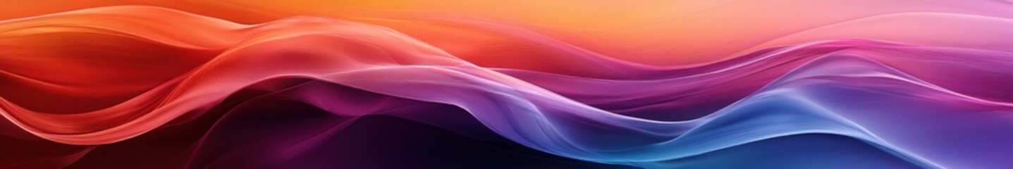 Poster - Abstract gradient background. Abstract blurred gradient background colours with dynamic effect. Soft motion blur. Colorful fluid shapes. Vivid gradient texture. Smooth abstract waves. Copy space.