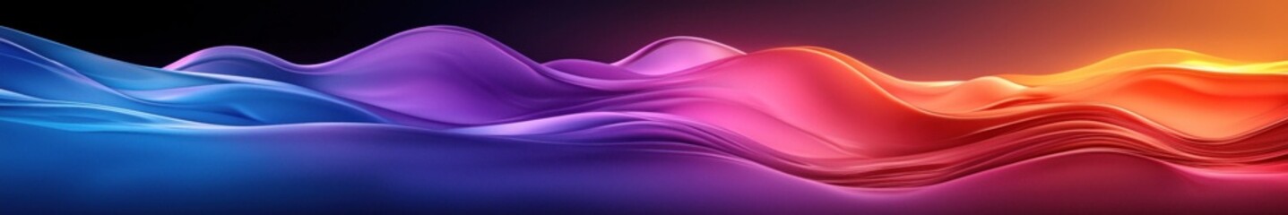 Poster - Abstract gradient background. Abstract blurred gradient background colours with dynamic effect. Soft motion blur. Colorful fluid shapes. Vivid gradient texture. Smooth abstract waves. Copy space.