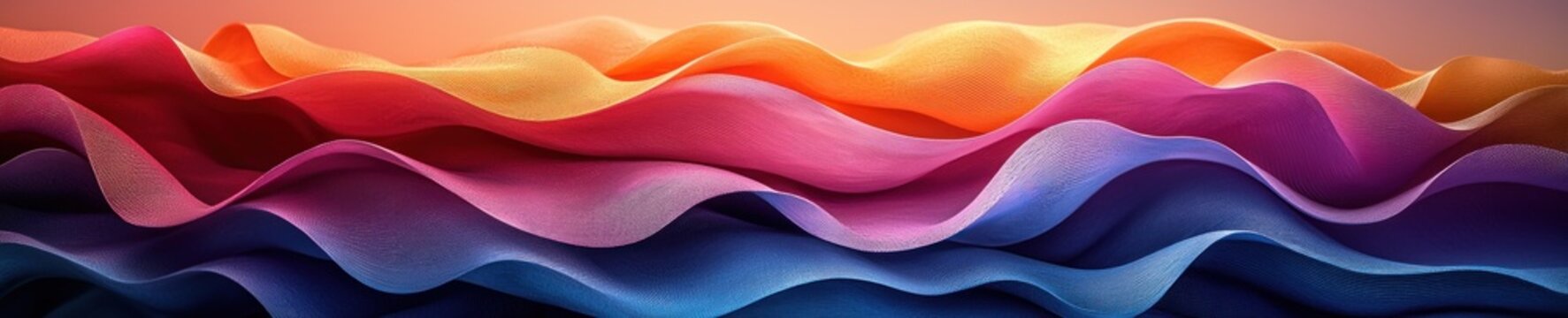 Abstract gradient background. Abstract blurred gradient background colours with dynamic effect. Soft motion blur. Colorful fluid shapes. Vivid gradient texture. Smooth abstract waves. Copy space.