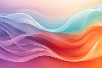 Poster - Abstract gradient background. Abstract blurred gradient background colours with dynamic effect. Soft motion blur. Colorful fluid shapes. Vivid gradient texture. Smooth abstract waves. Copy space.