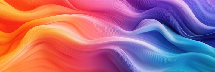 Poster - Abstract gradient background. Abstract blurred gradient background colours with dynamic effect. Soft motion blur. Colorful fluid shapes. Vivid gradient texture. Smooth abstract waves. Copy space.