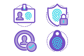 Poster - Digital identity protection through fingerprint technology and secure access methods for personal data management