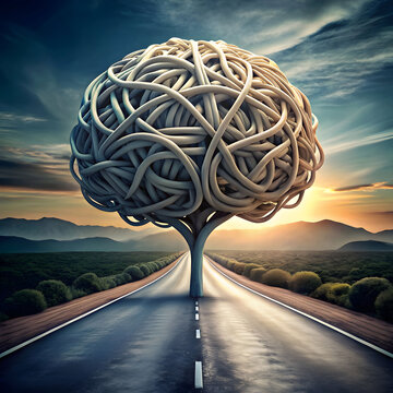 a brain made of tangled roads decision making c