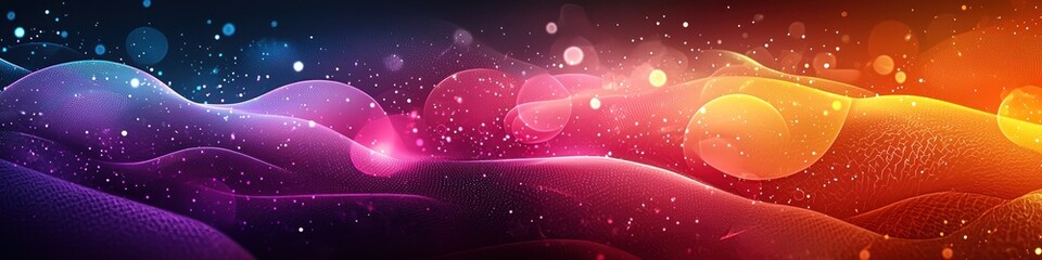 Poster - Abstract Neon Color Gradient Blurred Background with Dynamic Effect. Abstract Modern Dynamic Colors Gradient Background. Grainy Texture Background Style with Copy space.