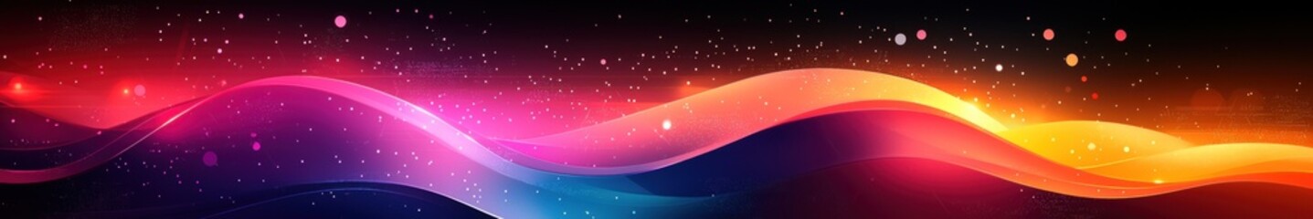 Poster - Abstract Neon Color Gradient Blurred Background with Dynamic Effect. Abstract Modern Dynamic Colors Gradient Background. Grainy Texture Background Style with Copy space.