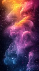 Poster - Abstract Neon Color Gradient Blurred Background with Dynamic Effect. Abstract Modern Dynamic Colors Gradient Background. Grainy Texture Background Style with Copy space.