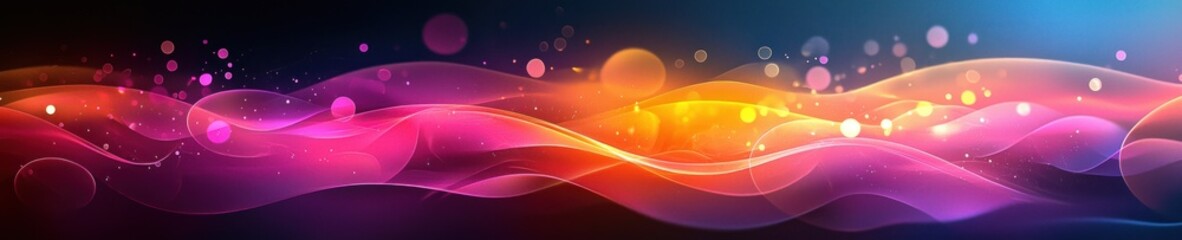 Poster - Abstract Neon Color Gradient Blurred Background with Dynamic Effect. Abstract Modern Dynamic Colors Gradient Background. Grainy Texture Background Style with Copy space.