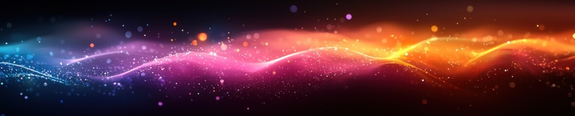 Poster - Abstract Neon Color Gradient Blurred Background with Dynamic Effect. Abstract Modern Dynamic Colors Gradient Background. Grainy Texture Background Style with Copy space.