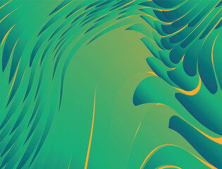 Fototapete - Modern lines pattern gradient poster background vector. Cover template with vibrant perspective geometric lines shapes. Ideal design for social media, cover, banner, flyer.