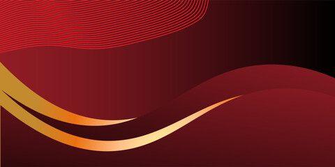 Poster - Red Wave on White Background. vector illustration,website