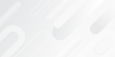 Wall Mural - abstract white gradient background. modern shape and line element. eps 10