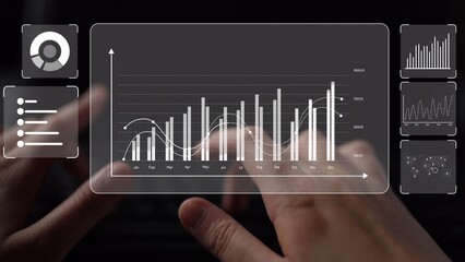 Poster - Data analytics and big data strategy for real-time analytics, predictive data modeling, business intelligence analytics, and data-driven decision-making in modern digital businesses. Muxer