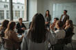 © Masud - Diverse group of people in a modern office meeting