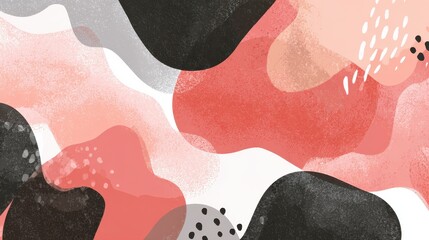 Poster - Creative hard paint cover design backgrounds vector. Minimal trendy style organic shapes pattern with copy space for text design for invitation, Party card,Social Highlight Covers and stories page, n