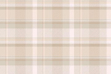 Poster - Beige plaid pattern. Soft, subtle textile design for backgrounds, fabrics, or web design. Represents comfort, tradition, and warmth.