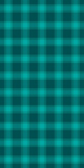 Poster - Seamless teal and dark teal gingham pattern.  Perfect for textile design, website backgrounds, or wrapping paper.  A simple yet sophisticated design evoking feelings of calm and tranquility.