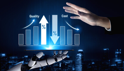 Poster - AI supports reducing cost while improving quality for enhanced performance and strategic efficiency Vouch