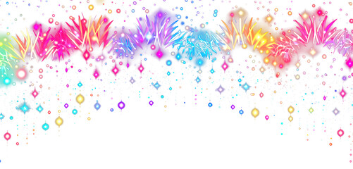 Wall Mural - png firework neon fireworks background lights.